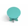 Minimal Artistic Side Table Color Turquoise