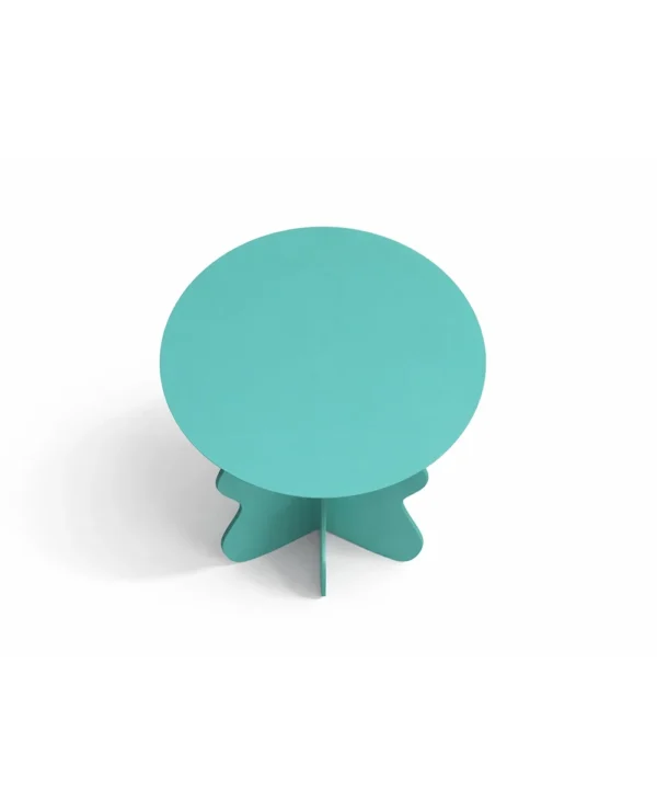 Minimal Artistic Side Table Color Turquoise