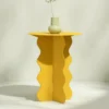 Minimal Artistic Side Table Color Gold